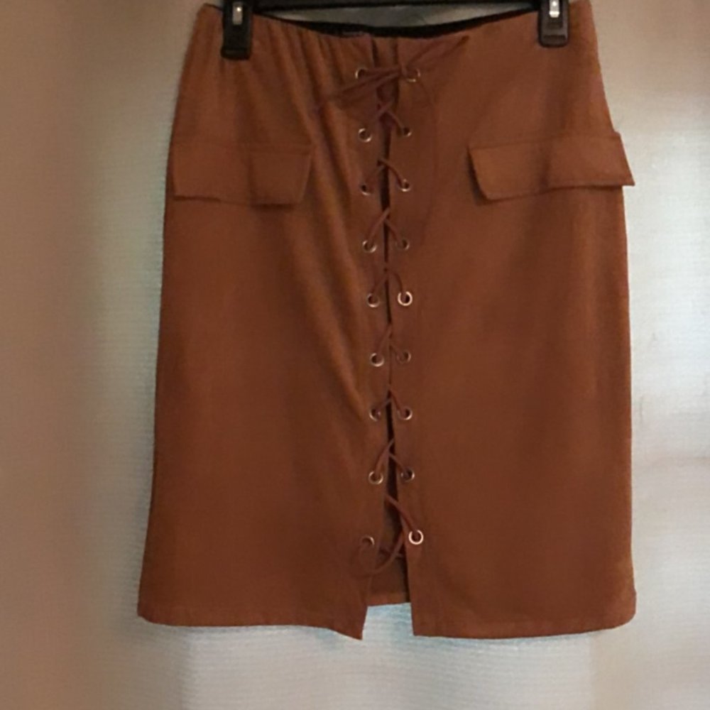 Lace Up Skirt